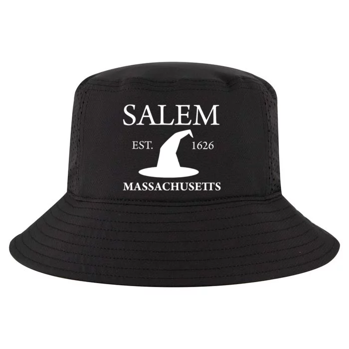 Salem Massachusetts Witch Gift Cool Comfort Performance Bucket Hat