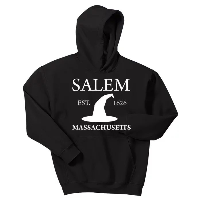 Salem Massachusetts Witch Gift Kids Hoodie