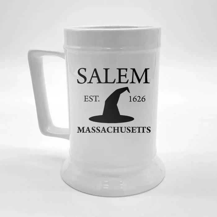 Salem Massachusetts Witch Gift Front & Back Beer Stein