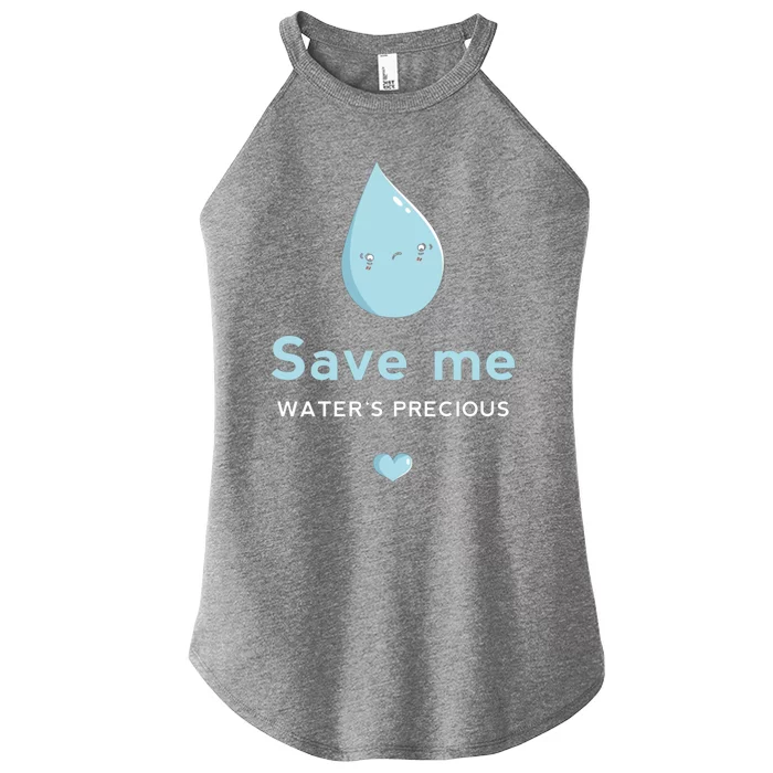 Save Me Water's Precious Gift Women’s Perfect Tri Rocker Tank