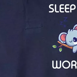 Sleep More Work Less Softstyle Adult Sport Polo