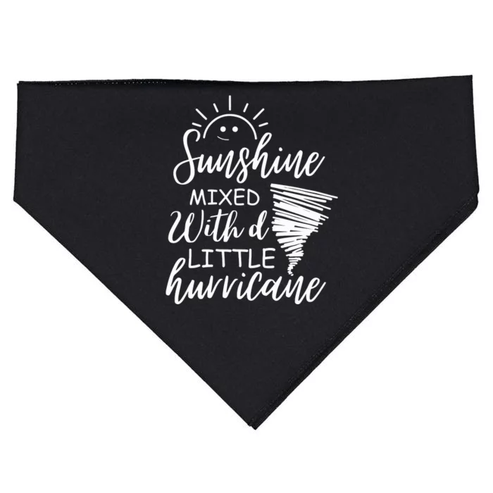 Sunshine Mixed With A Little Hurricane USA-Made Doggie Bandana