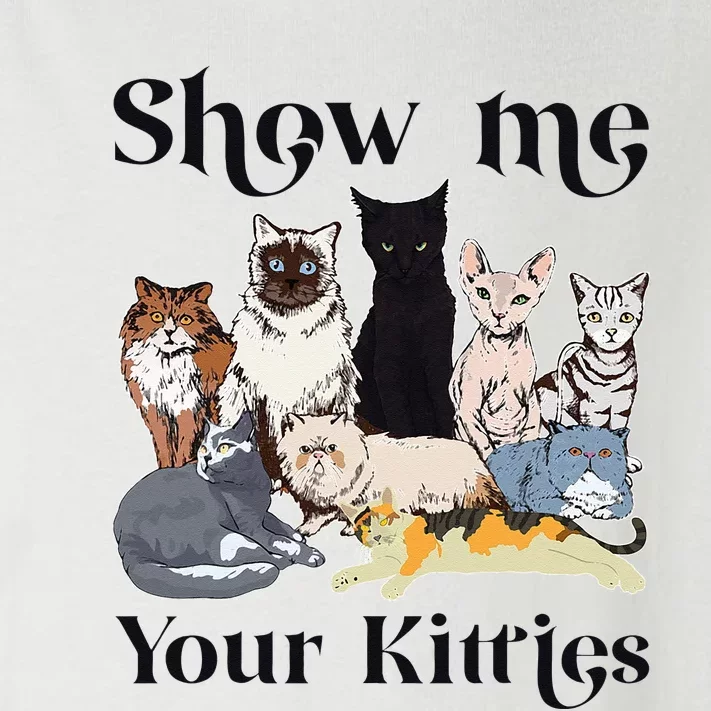 Show Me Your Kitties Cat Breed Cute Cat Toddler Long Sleeve Shirt