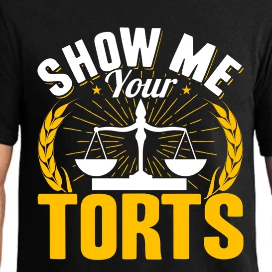 Show Me Your Torts Funny Lawyer Attorney Great Gift Pajama Set