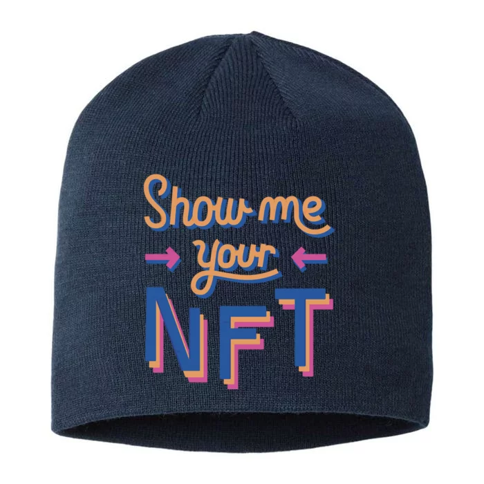 Show Me Your NFT 8 1/2in Sustainable Knit Beanie