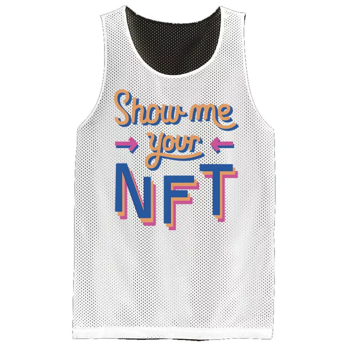 Show Me Your NFT Mesh Reversible Basketball Jersey Tank