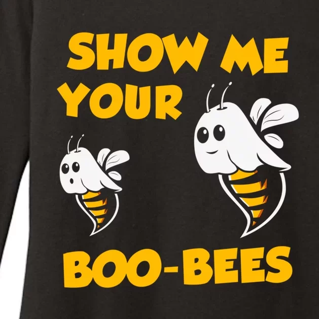 Show Me Your Boo Bees 1 Halloween Costume Gift Womens CVC Long Sleeve Shirt