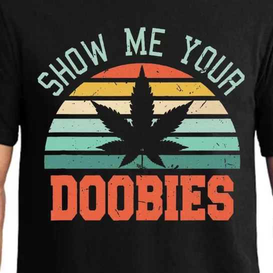 Show Me Your Doobies Weed Pajama Set