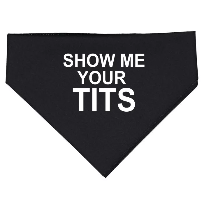 Show Me Your Tits USA-Made Doggie Bandana