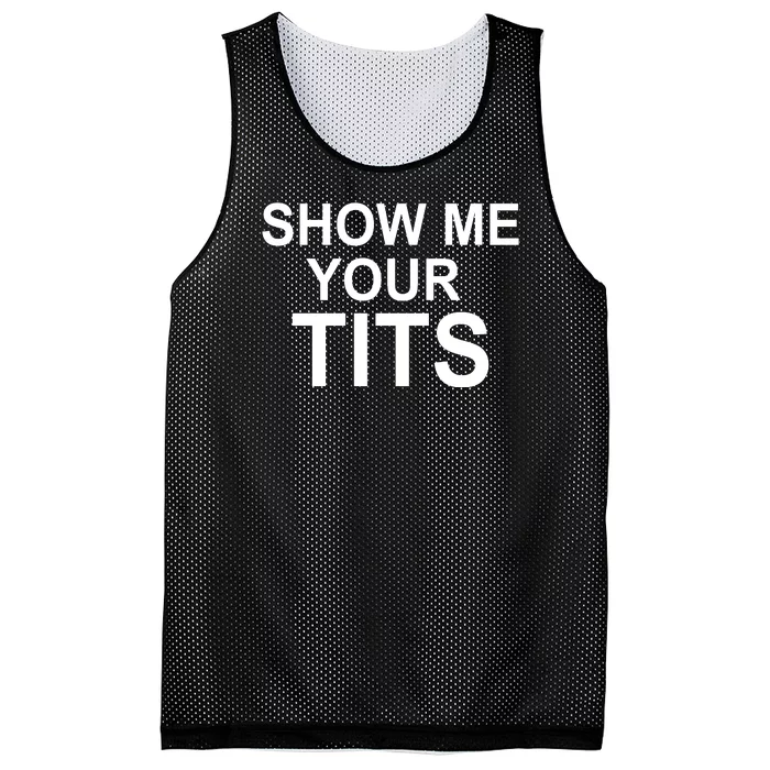 Show Me Your Tits Mesh Reversible Basketball Jersey Tank