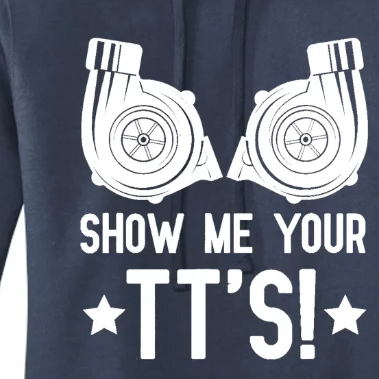 Show Me Your TTs Street Racing Twin Turbo Women's Pullover Hoodie