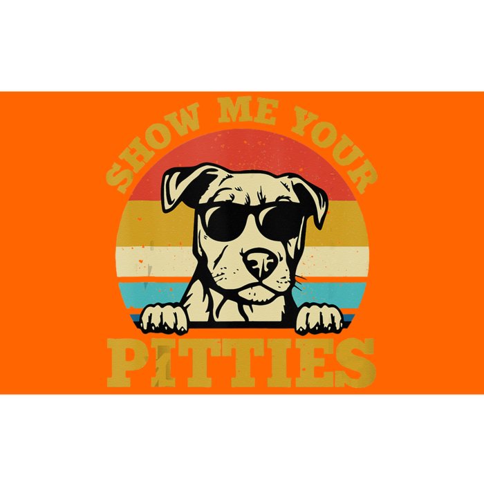 Show Me Your Pitties Funny Pitbull Dog Lovers Bumper Sticker