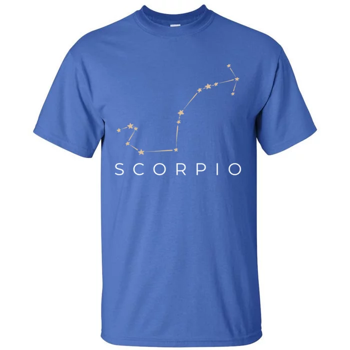 Scorpio Minimal Zodiac Sign Astrology Scorpio Gift Cute Gift Tall T-Shirt