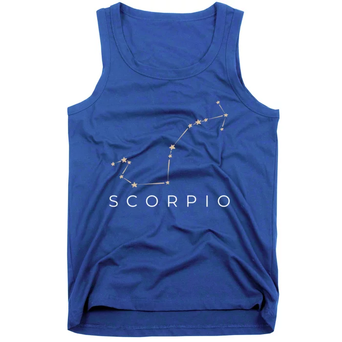 Scorpio Minimal Zodiac Sign Astrology Scorpio Gift Cute Gift Tank Top