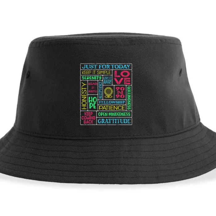 Spiritual Narcotics Anonymous Garden Sustainable Bucket Hat