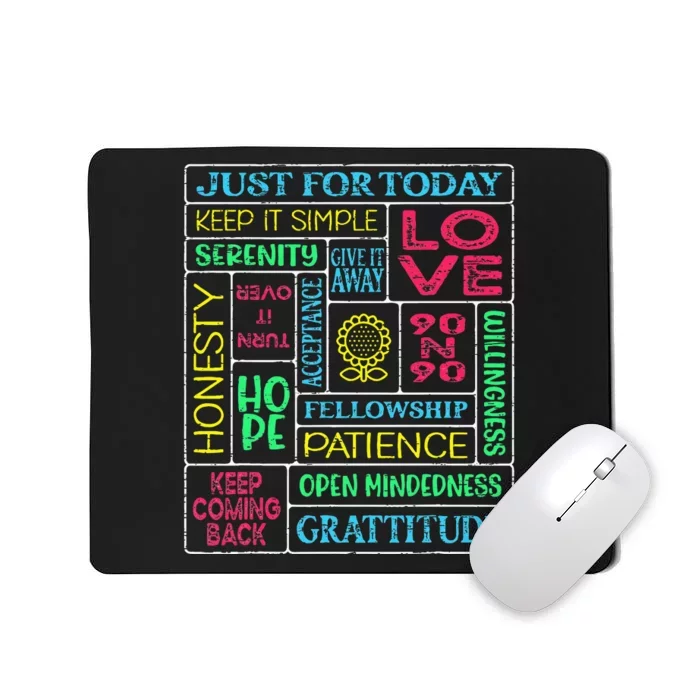 Spiritual Narcotics Anonymous Garden Mousepad