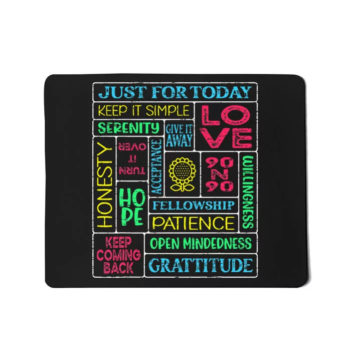 Spiritual Narcotics Anonymous Garden Mousepad