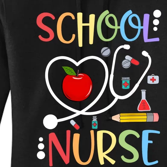 School Nurse Appreciation Nursing Nurse Day & Nurse Week Women's Pullover Hoodie