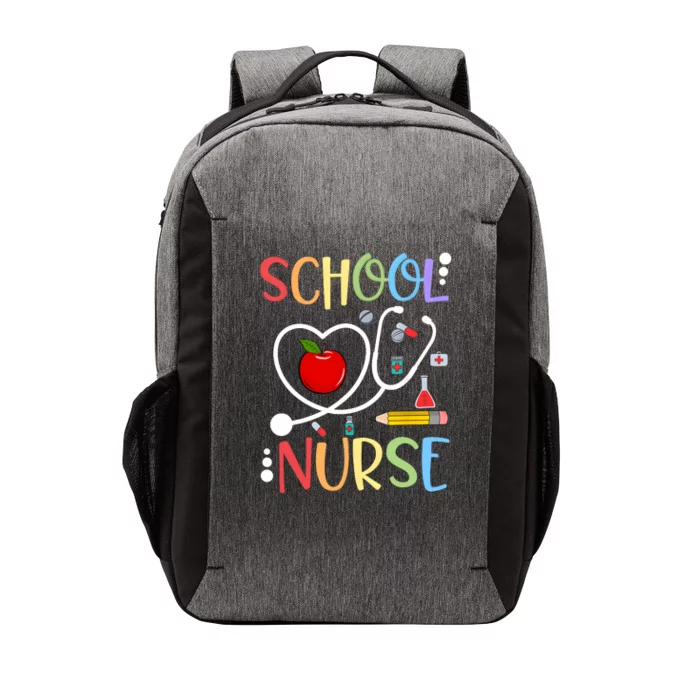 School Nurse Appreciation Nursing Nurse Day & Nurse Week Vector Backpack