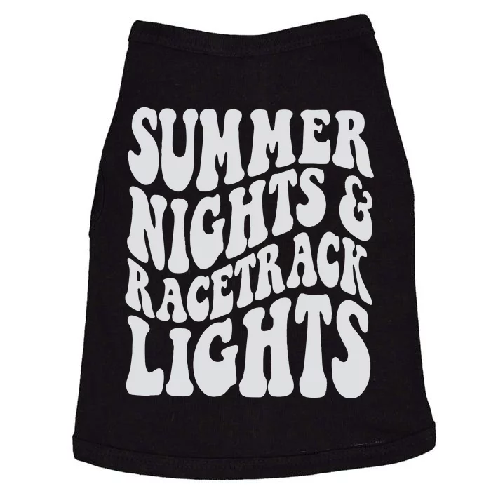 Summer Nights And Race Track Lights Doggie Tank