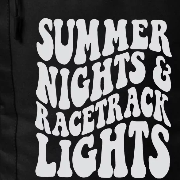 Summer Nights And Race Track Lights Daily Commute Backpack