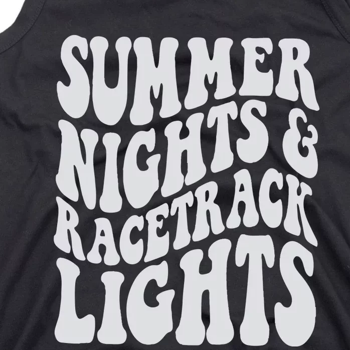 Summer Nights And Race Track Lights Tank Top