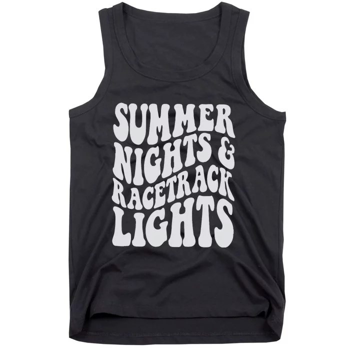 Summer Nights And Race Track Lights Tank Top