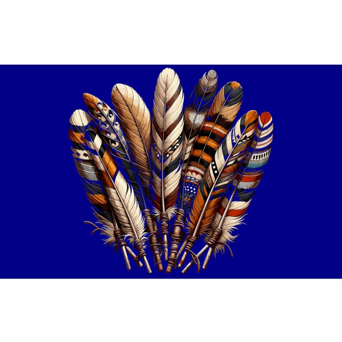 Southwest Native American Indian Feather Bumper Sticker