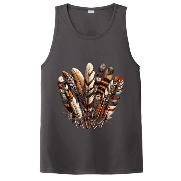 Southwest Native American Indian Feather Performance Tank