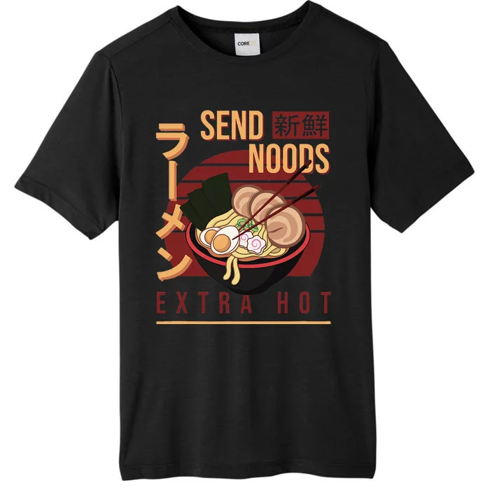 Send Noods Anime Pho Cup Ra Soup Noodles Bowl Send Noods ChromaSoft Performance T-Shirt