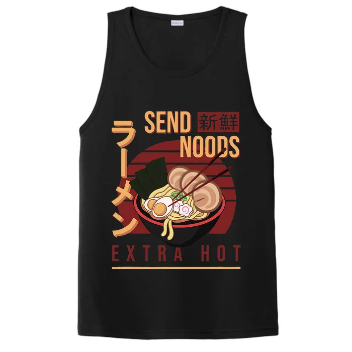 Send Noods Anime Pho Cup Ra Soup Noodles Bowl Send Noods Performance Tank