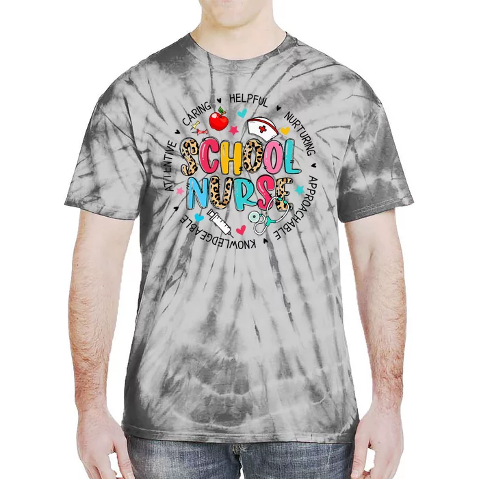 School Nurse Appreciation Back To School Nurse Tie-Dye T-Shirt