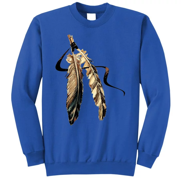 Southwest Native American Indian Tribal Art Colorful Feather Cool Gift Sweatshirt