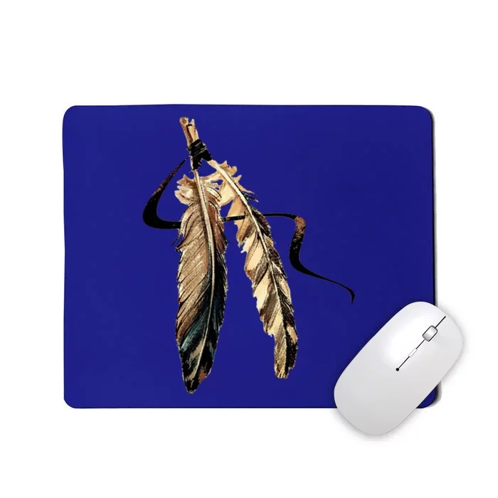 Southwest Native American Indian Tribal Art Colorful Feather Cool Gift Mousepad