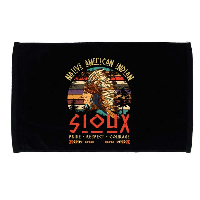 Sioux Native American Indian Pride Indigenous Tribe Cool Gift Microfiber Hand Towel