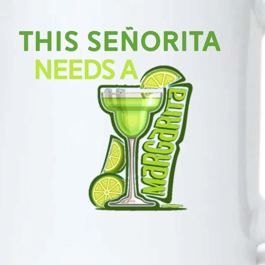 Señorita Needs A Margarita Cinco De Mayo Drinking Fiesta Black Color Changing Mug