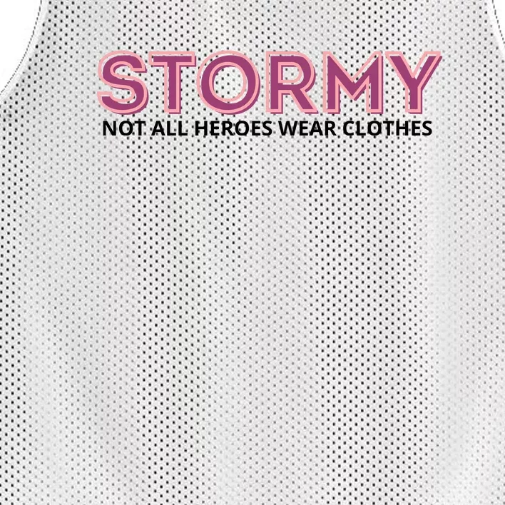 Stormy Not All Heroes Wear Clothes Mesh Reversible Basketball Jersey Tank