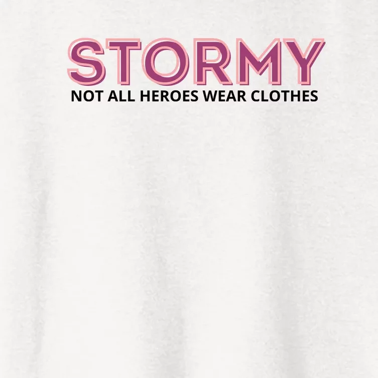 Stormy Not All Heroes Wear Clothes Women's Crop Top Tee