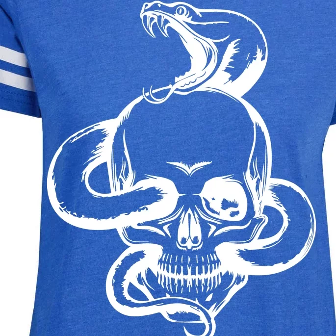 Snake Skull Enza Ladies Jersey Football T-Shirt