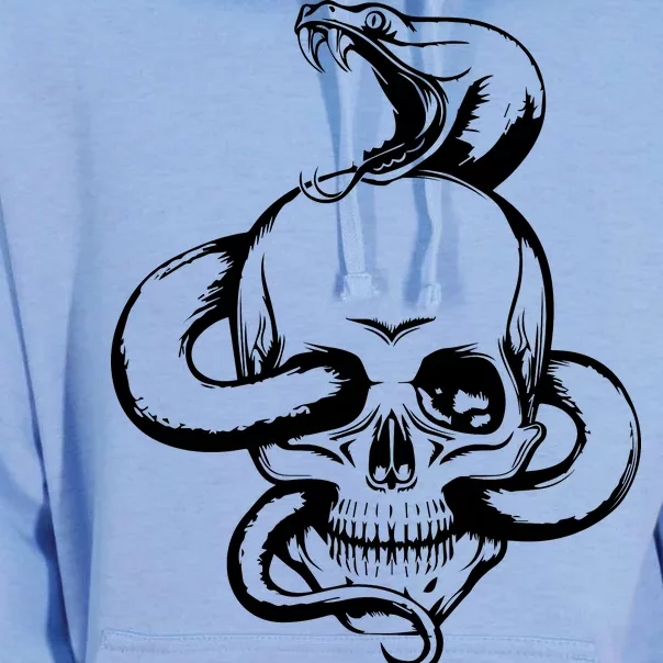 Snake Skull Unisex Surf Hoodie