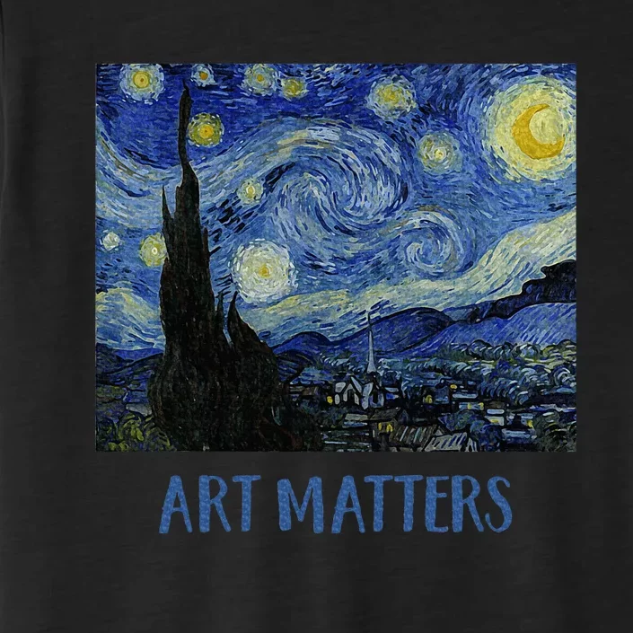 Starry Night By Vincent Van Gogh Art Matters ChromaSoft Performance T-Shirt