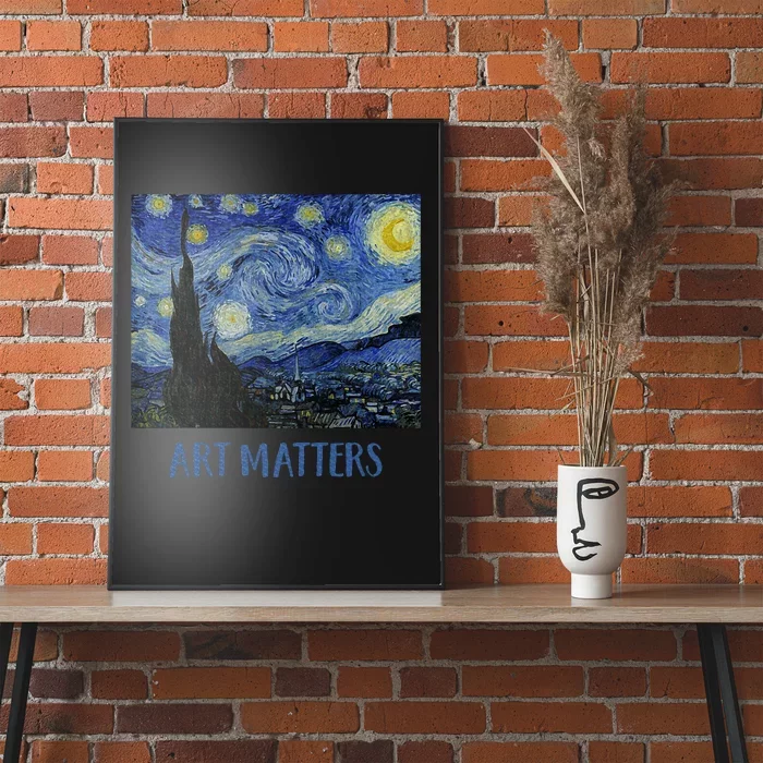 Starry Night By Vincent Van Gogh Art Matters Poster