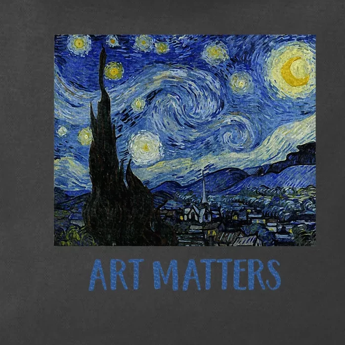 Starry Night By Vincent Van Gogh Art Matters Zip Tote Bag