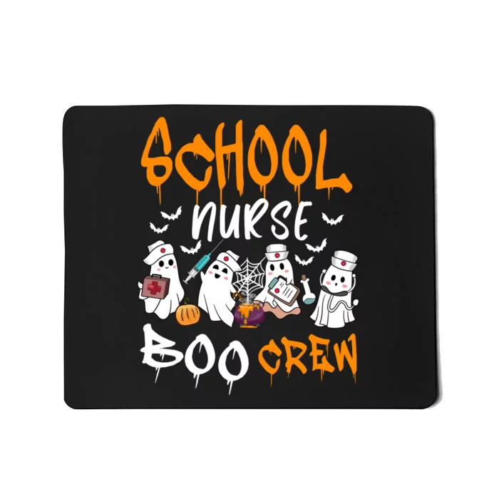 School Nurse Boo Crew Halloween School Nurse Costume Mousepad