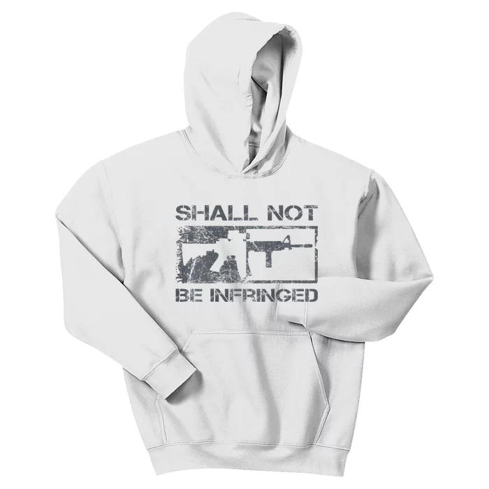 Shall Not Be Infringed 2a Ar15 Pro Gun Rights Kids Hoodie