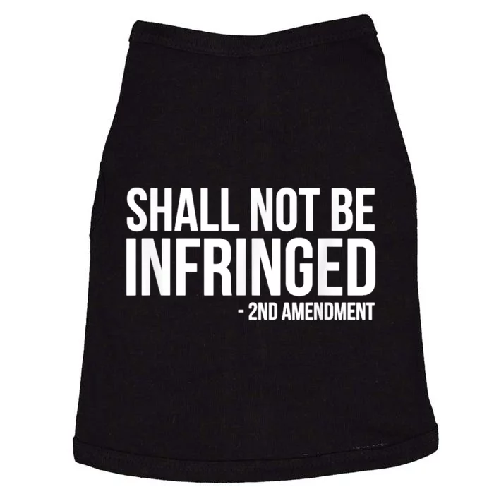 Shall Not Be Infringed 2nd Amendment Rights Doggie Tank