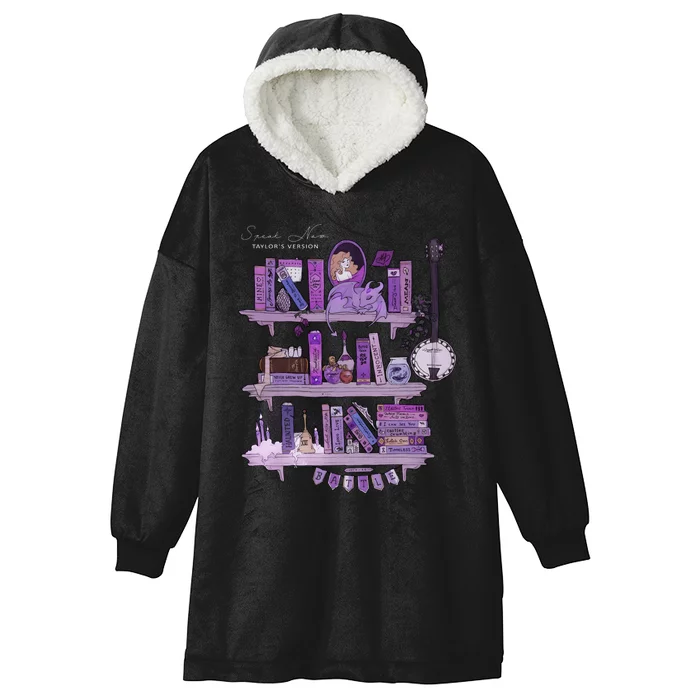 Speak Now Book Purple Team For Fan Lover Hooded Wearable Blanket