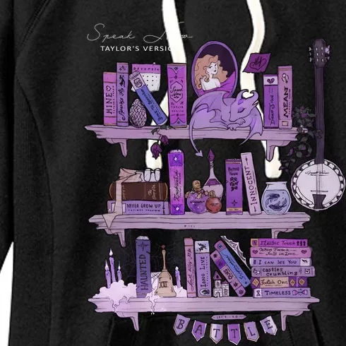 Speak Now Book Purple Team For Fan Lover Women's Fleece Hoodie