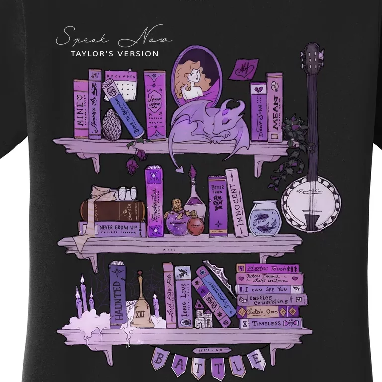 Speak Now Book Purple Team For Fan Lover Women's T-Shirt