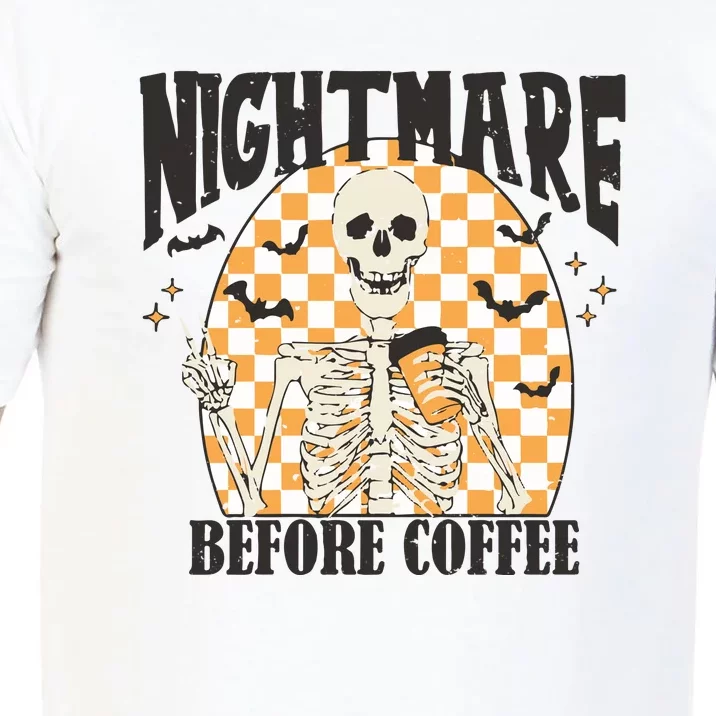 Skeleton Nightmare Before Coffee Comfort Colors T-Shirt